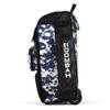 Boombah Rolling Catchers Superpack Baseball/Softball Gear Bag - 23-1/2" x 13-1/2" x 9-1/2" - Digital Camo Black/Royal - Telescopic Handle and Holds 4 Bats - Wheeled Version view 4