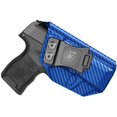 Amberide Sig P365/P365 SAS/P365X IWB Holster, Kydex-Boltaron Inside Waistband Fit Sig P365 9mm, Secure Retention, Quick Draw, 030 Cant