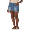 dollhouse Women's Non-Destructed Mini Skirt with Yellow/Purple Plaid Insert, Sweet Delight, 7