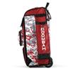 Boombah Rolling Catchers Superpack Baseball/Softball Gear Bag - 23-1/2" x 13-1/2" x 9-1/2" - Digital Camo Red/Gray - Telescopic Handle and Holds 4 Bats - Wheeled Version view 4