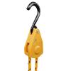FishYuan 1/4" Kayak and Canoe Ratchet Tie Down, Rope Hoist Pulley Hoist, with 10' Solid Braided Polypropylene Rope, 150lb Weight Capacity view 3