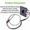 ALL-CARB 48V Charger Receptacle 602529 Replacement for EZGO RXV TXT Golf Cart Charger Delta-Q view 3