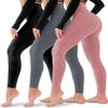 3 Pack Leggings for Women-No See-Through High Waisted Tummy Control Yoga Pants Workout Running Legging Large-X-Large view 1
