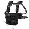 KRYDEX Chest Rig with 5.56/7.62 Magazine Holder,Wing Pouches,Dangler Pouch,Hook and Loop Panel (MCBK) view 1