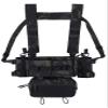 KRYDEX Chest Rig with 5.56/7.62 Magazine Holder,Wing Pouches,Dangler Pouch,Hook and Loop Panel (MCBK) view 2