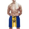 BAIKUTOUAN Barbados Flag Print Swim Trunks Short Beach Pants for Men Casual view 1