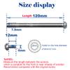 24mm-120mm M8 for Replacement Kids Kick/adult Scooter Wheelchair fold tables and chairs Repair (120) view 2