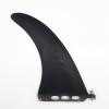 ZHU-CL Surf & SUP Fin 10Inch Fiberglass Surfboard Fin Paddle Board Fins Surfing Thruster Surfboard Tail Rudder Replacement for Longboard Surfboard & Paddleboard (Color : Black) view 1
