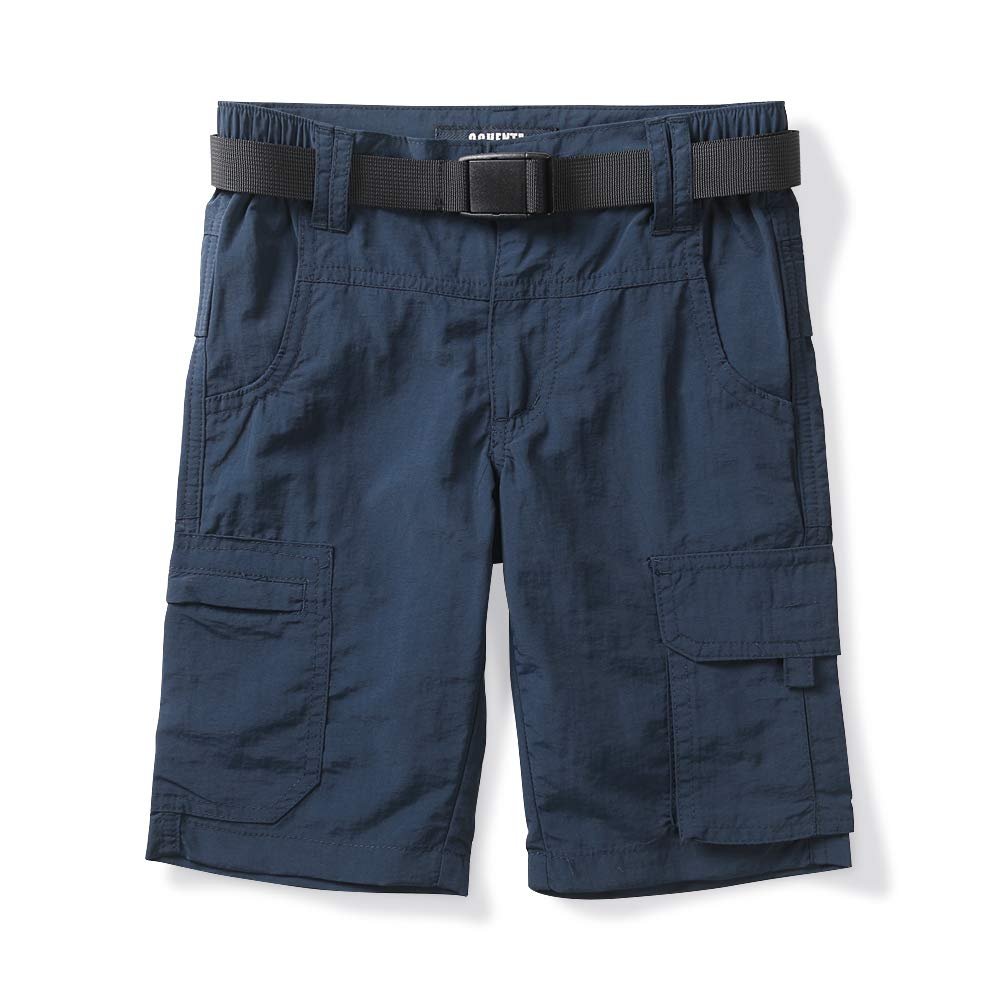 OCHENTA Mens' Quick Dry Hiking Cargo Shorts with Pockets Casual Lightweight Athletic for Outdoor Hiking Camping Fishing Blue 30