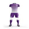 ORKY Men Custom Soccer Jersey with Short, Boys Girls Personalized Name Number Shirt, Soccer League School Team Uniform Prism(Purple 110cm) view 1