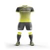 ORKY Men Custom Soccer Jersey with Short, Boys Girls Personalized Name Number Shirt, Soccer League School Team Uniform Prism(Yellow 4XS) view 1