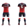 ORKY Men Custom Soccer Jersey with Short, Boys Girls Personalized Name Number Shirt, Soccer League School Team Uniform Prism(Red 120cm) view 2