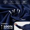 baleaf Men's Sun Protection Hoodie Shirt UPF 50+ Long Sleeve UV SPF T-Shirts Rash Guard Fishing Swimming Lightweight Deep Blue S view 4