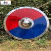 Nautical-Mart Medieval Anglo-Saxon Ragnvar Viking Handmade Wooden Shield view 4