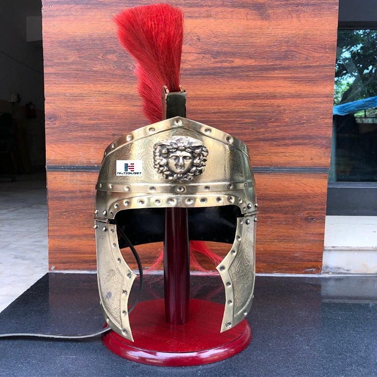 Praetorian Guard Roman Helmet Roman Armor Helmet Reenactment one Size Replica Viking Armor Helmet