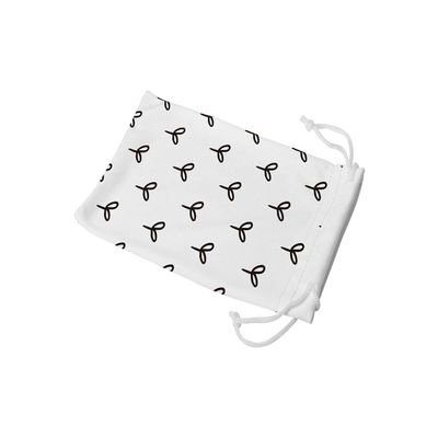Bonamaison Digitally Printed Glasses Pouch, Sunglasses Pouch, 100% Cotton, Soft & Slim, Protective Glasses Case with Drawstring Closure, 1 Piece, 11x19 cm