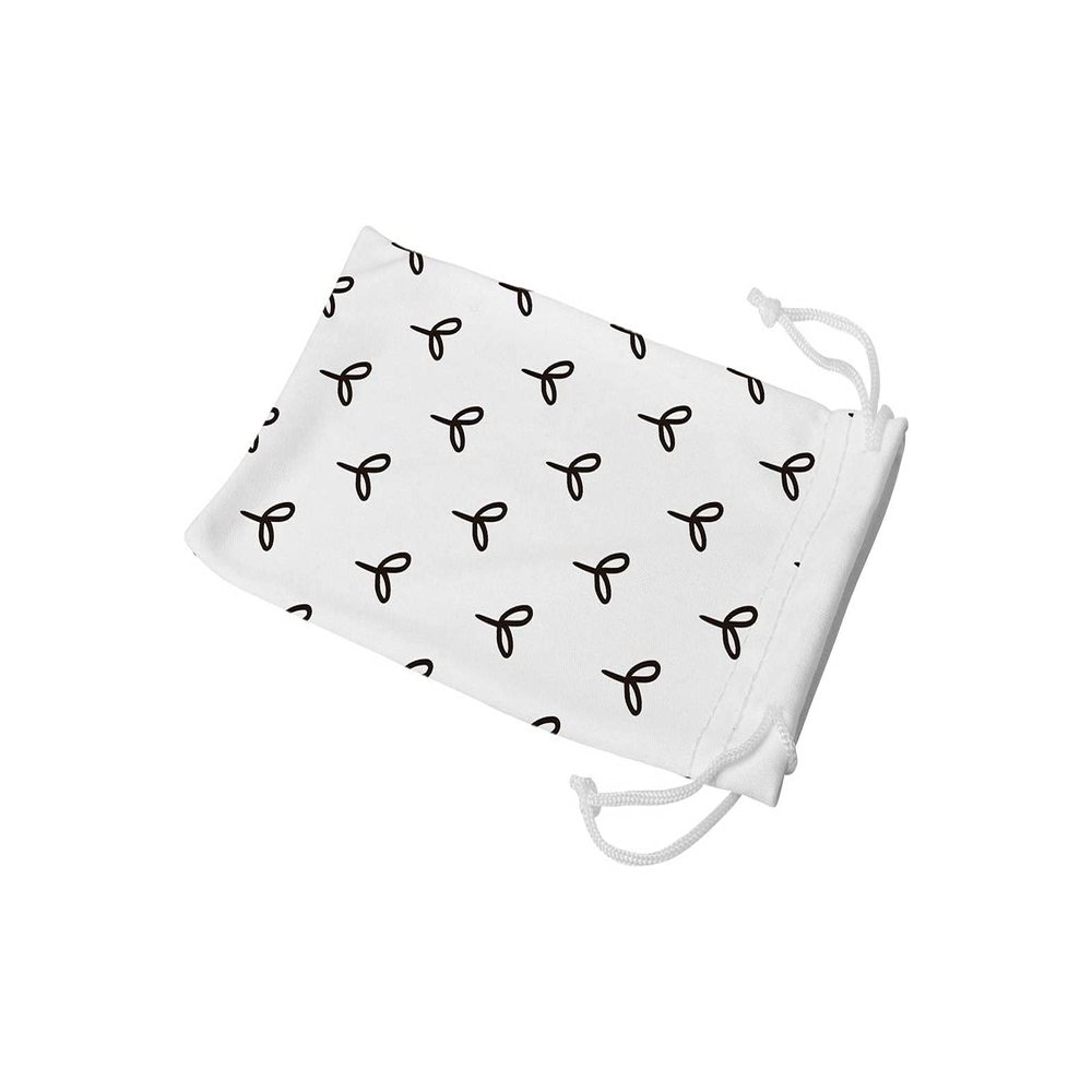 Bonamaison Digitally Printed Glasses Pouch, Sunglasses Pouch, 100% Cotton, Soft & Slim, Protective Glasses Case with Drawstring Closure, 1 Piece, 11x19 cm