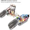 ZTZ Bike Rack Bag, Bicycle Rear Rack Storage Luggage, 8L Insulated Trunk Bag, Waterproof with Reflective Stripes (Grey) view 2