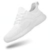 Rospick Walking Shoes for Men Slip On Men's Sneakers, Fashion Lightweight Breathable Running Shoes Sport Athletic Tennis Shoes, 01-White 8 view 1