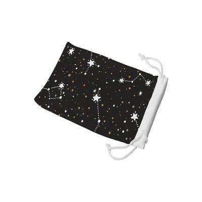 Bonamaison Digitally Printed Glasses Pouch, Sunglasses Pouch, 100% Cotton, Soft & Slim, Protective Glasses Case with Drawstring Closure, 1 Piece, 11x19 cm, Multicolor, Digitally Printed Glasses Pouch with Drawstring Closure