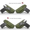 Amberide SD9VE/SD40VE IWB Holster,Tough KydexBoltaron Inside Waistband Holster for Smith&Wesson SD9VE & SD40VE 9mm/.40 Pistols,Defined Retention Click, 030Cant Adjustment, Built for Real EDC Use view 2