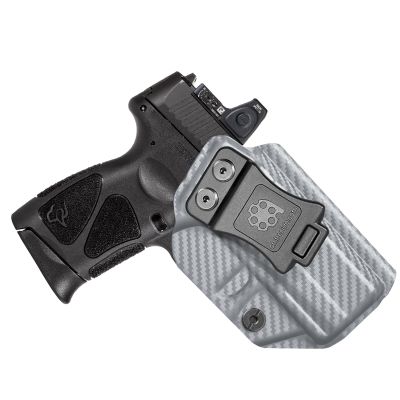 Amberide Taurus G3C/G2C/G2S/PT111 G2/PT140 IWB Holster,Tough KydexBoltaron Inside Waistband Holster for Taurus 9mm/.40 Pistols, Defined Retention Click,030Cant Adjustment,Optics-Ready Compatible