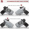Amberide Taurus G3C/G2C/G2S/PT111 G2/PT140 IWB Holster,Tough KydexBoltaron Inside Waistband Holster for Taurus 9mm/.40 Pistols, Defined Retention Click,030Cant Adjustment,Optics-Ready Compatible view 2