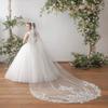 EllieHouse Womens Chapel Length Long Wedding Bridal Veil With Comb X44 Ivory view 3