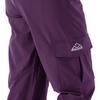 Rdruko Women's Waterproof Hiking Pants Lightweight Quick Dry Cargo Travel Pants with Pockets Purple Medium view 4
