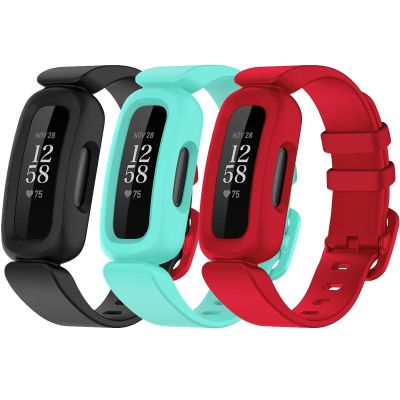TopPerfekt Bands Compatible with Fitbit Ace 3, Soft Silicone Waterproof Bracelet Accessories Sports Watch Strap Replacement for Fitbit Ace 3 Boys Girls