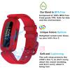 TopPerfekt Bands Compatible with Fitbit Ace 3, Soft Silicone Waterproof Bracelet Accessories Sports Watch Strap Replacement for Fitbit Ace 3 Boys Girls view 4