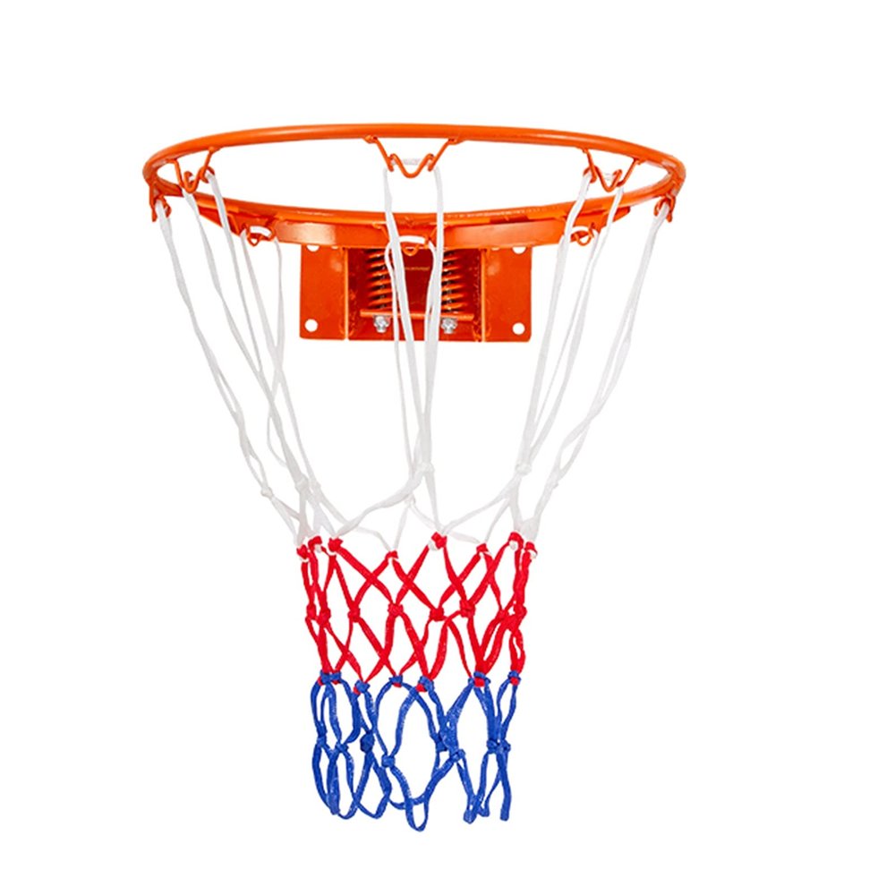 Basketball Rim Mini Solid Wall-Mounted Basketball Hoop 35cm, Children's Outdoor Training Basketball Board, Easy to Install