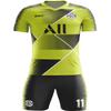 ORKY Men Custom Soccer Jersey with Short, Women Personalize Name Number Shirt, Kids School Team Uniform(Yellow Black Large) view 1