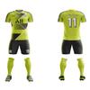 ORKY Men Custom Soccer Jersey with Short, Women Personalize Name Number Shirt, Kids School Team Uniform(Yellow Black Large) view 2