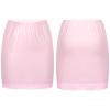 Aislor Lace Trim Waist - Knee Length Half Slips for Womens Under Dress Light Pink 1Pc view 1
