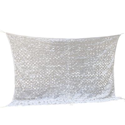 Queenbox 4.9x29.5ft White Camouflage Net, Oxford Hunting Blinds Sunshade Mesh Military Hide Sunscreen Shelter for Home Wall, Party, Camping, Outdoor