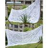 Queenbox 4.9x29.5ft White Camouflage Net, Oxford Hunting Blinds Sunshade Mesh Military Hide Sunscreen Shelter for Home Wall, Party, Camping, Outdoor view 2
