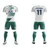 ORKY Men Custom Soccer Jersey with Short, Women Personalize Name Number Shirt, Kids School Team Uniform(White Green 100cm) view 2