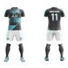ORKY Men Custom Soccer Jersey with Short, Women Personalize Name Number Shirt, Kids School Team Uniform(Gray Green Medium) view 2