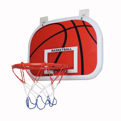 Basketball Rim Children's Mini Wall-Mounted Basketball Hoop, Portable Perforated Basketball Board, Indoor and Outdoor Basketball Hoop (Size : 34x25cm)