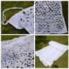 Queenbox 4.9x9.8ft White Camouflage Net, Oxford Hunting Blinds Sunshade Mesh Military Hide Sunscreen Shelter for Home Wall, Party, Camping, Outdoor view 4