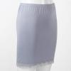 Aislor Lace Trim Waist - Knee Length Half Slips for Womens Under Dress Grey 1Pc view 4