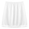 Aislor Lace Trim Waist - Knee Length Half Slips for Womens Under Dress White 1Pc view 2