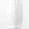 Aislor Lace Trim Waist - Knee Length Half Slips for Womens Under Dress White 1Pc view 4