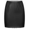 Aislor Lace Trim Waist - Knee Length Half Slips for Womens Under Dress Black 1Pc view 2