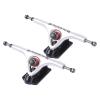 FEBRONG Skateboard Accessories 2Pcs 7Inch Aluminum Trucks Bridge Bracket Longboard-Silver view 2