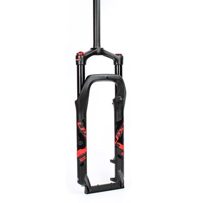 Jejy 20 Inch 26 Inch Snow Beach XC Mountain Bicycle Fat Front Fork, Aluminum Alloy Ultralight Air Fork 20" X 4" Fat Tire MTB (Color : Red Label, Size : 20)