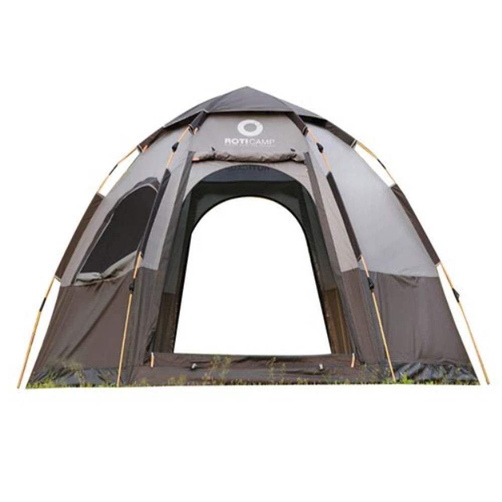 Gentle Prince Roti Camp Hexagon One Touch Tent with Instant Setup in 5 Seconds for 5-6 People
