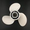 Yoofosun Boat Propeller 8 1/2x7 1/2 Fit for Yamaha Engine Aluminum 3 Blade 7 Tooth 6-8HP Prop OEM No 6G1-45943-00-EL RH, 8.5x7.5 view 3