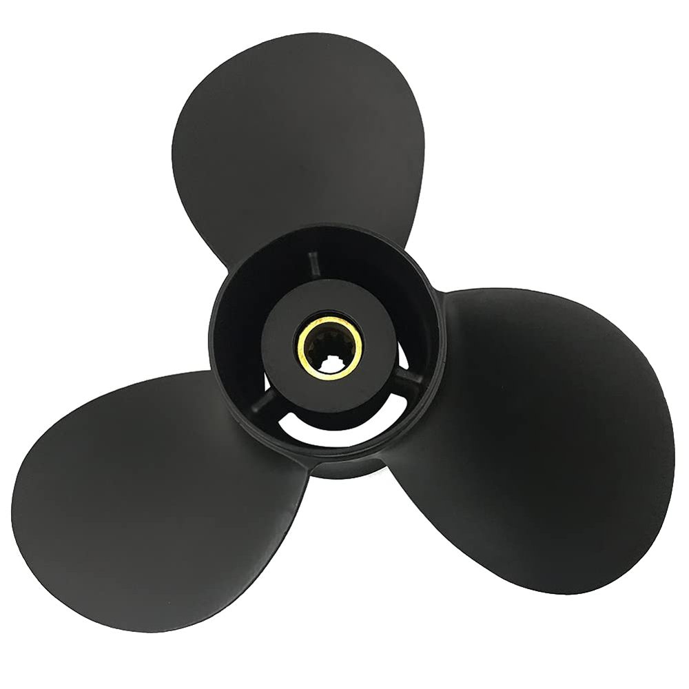 Yoofosun Boat Propeller 9 1/4x11 Fit for Suzuki Engine Aluminum 3 Blade 10 Tooth 8-20HP Prop OEM No 58100-93743-019 RH, 9.25x11
